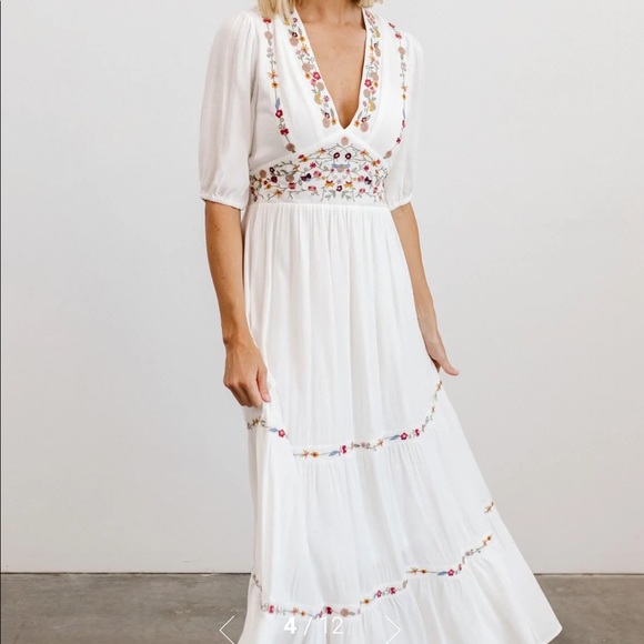 Baltic Born Dresses & Skirts - Baltic Born Santa Fe Embroidered Maxi Dress